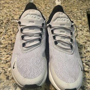 Grey and black air max